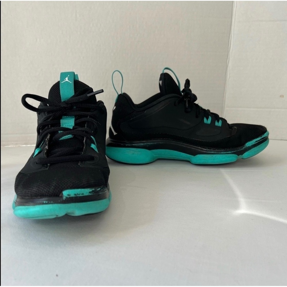Jordan Ultra Fly GS Black Hyper Turquoise Kids Basketball Shoes 5Y